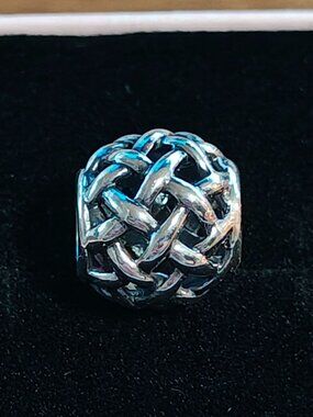 Authentic Pandora Forever Entwined Charm – 790973 Sterling Silver